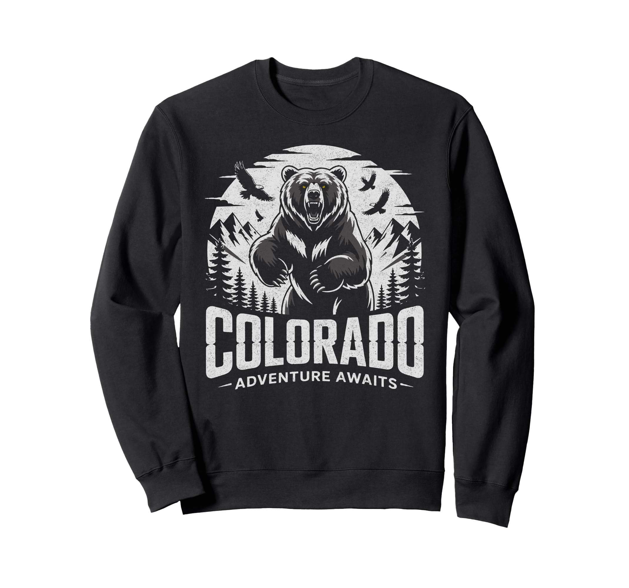 Colorado Mountains Nature Hiking Sweatshirt - Graphic Print for Adults - T-Shirt, Sweatshirt, Hoodie