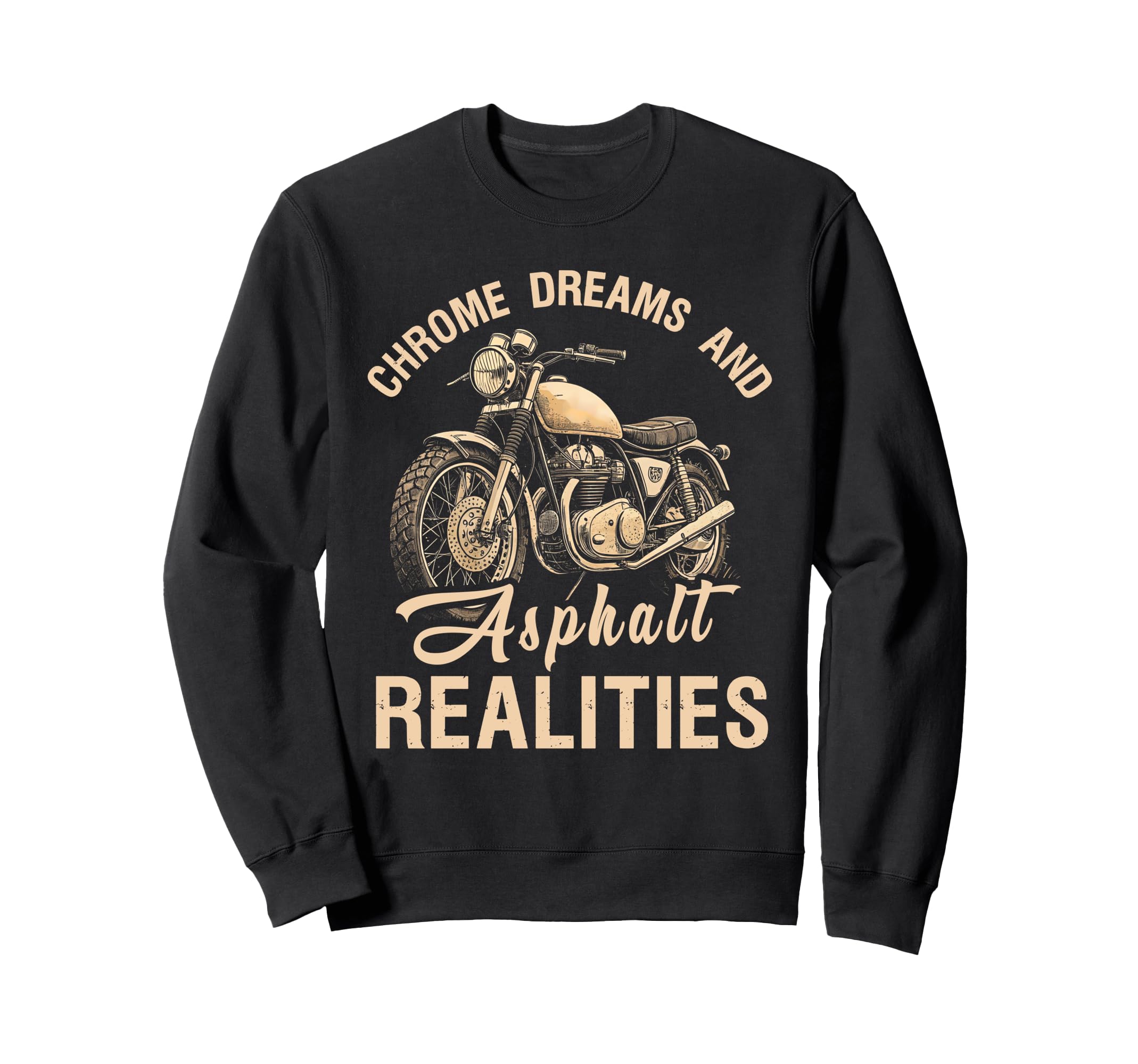 Chrome Dreams And Asphalt Sweatshirt - Casual Everyday Wear for Adults - T-Shirt, Sweatshirt, Hoodie
