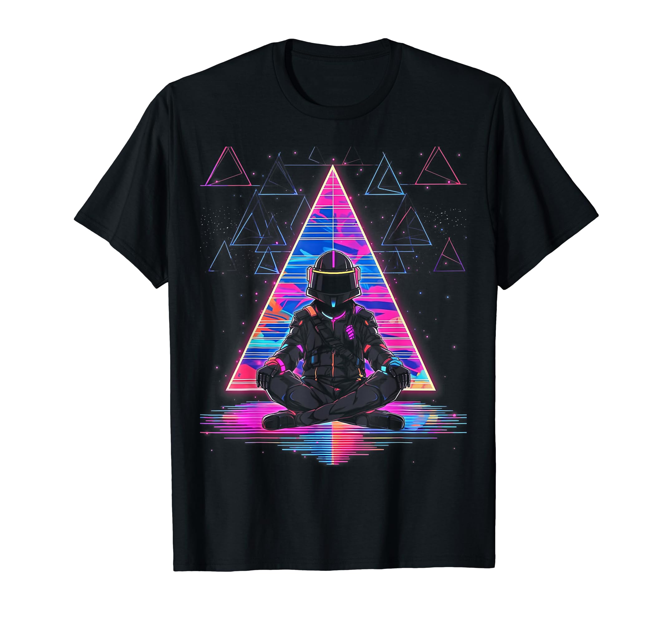 Synthwave Astronaut Cyberpunk 80S T-Shirt - Fun Novelty Design Men Women - T-Shirt, Sweatshirt, Hoodie