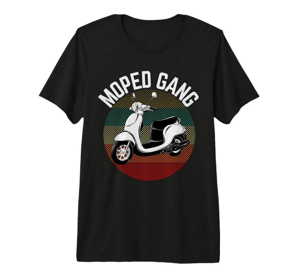 Moped Driver Gift Moped Gang Scooter T-Shirt - Unique Graphic for Adults - T-Shirt, Sweatshirt, Hoodie