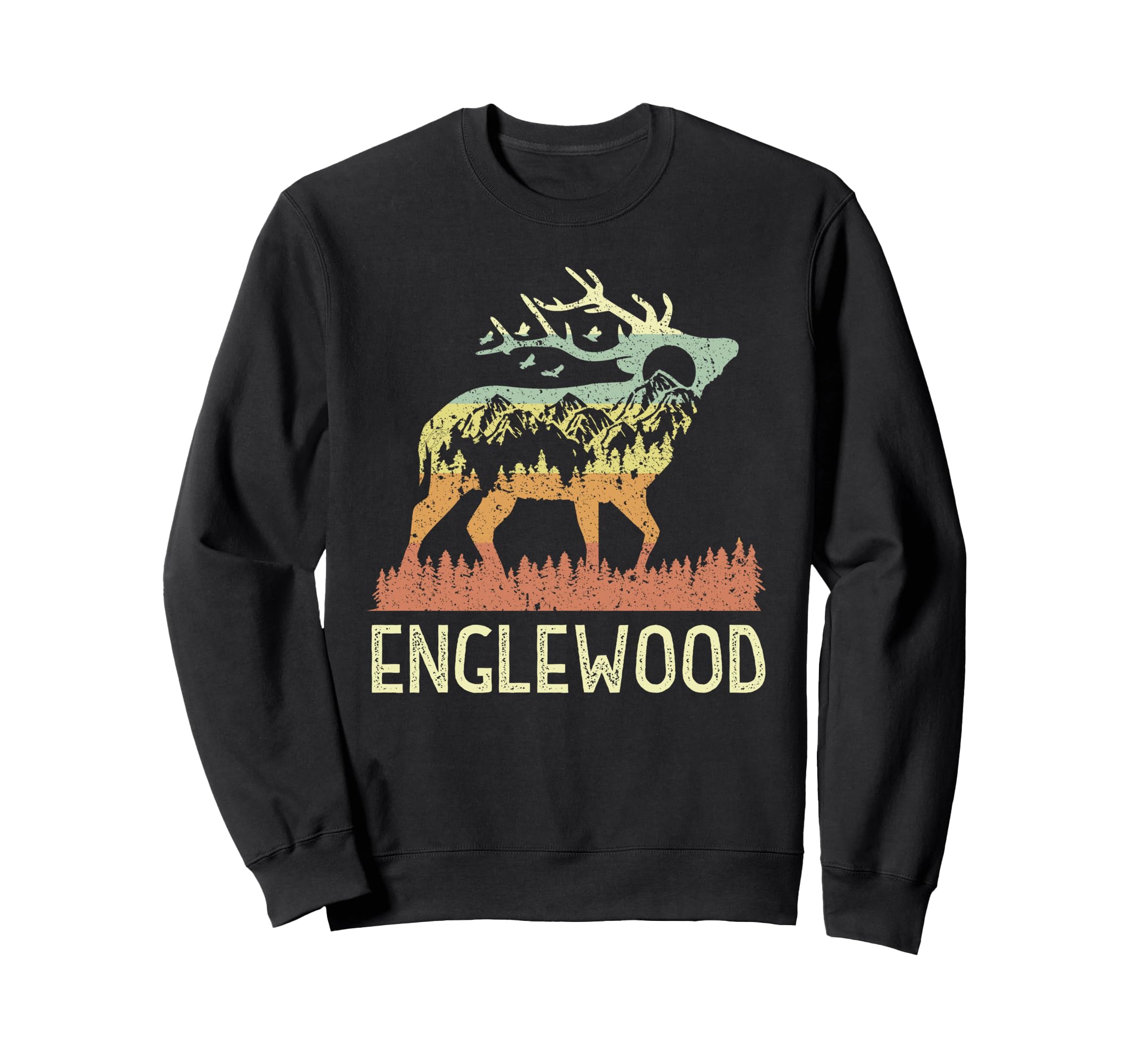Englewood 70S 80S Nature Sweatshirt - Custom Art Print for Adults - T-Shirt, Sweatshirt, Hoodie