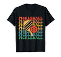 Pickleball Groovy Wavy Rainbow T-Shirt - Novelty Apparel Men Women - T-Shirt, Sweatshirt, Hoodie
