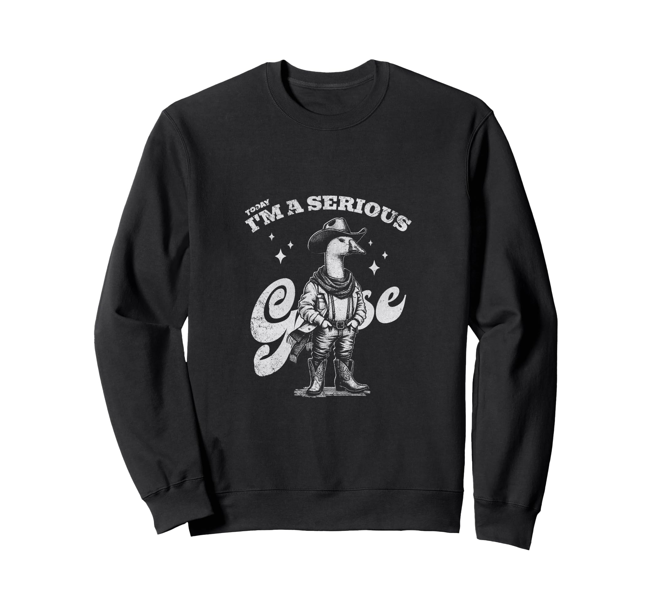 Western Cowboy Funny Today Im Serious Sweatshirt - Custom Art Print Unisex - T-Shirt, Sweatshirt, Hoodie