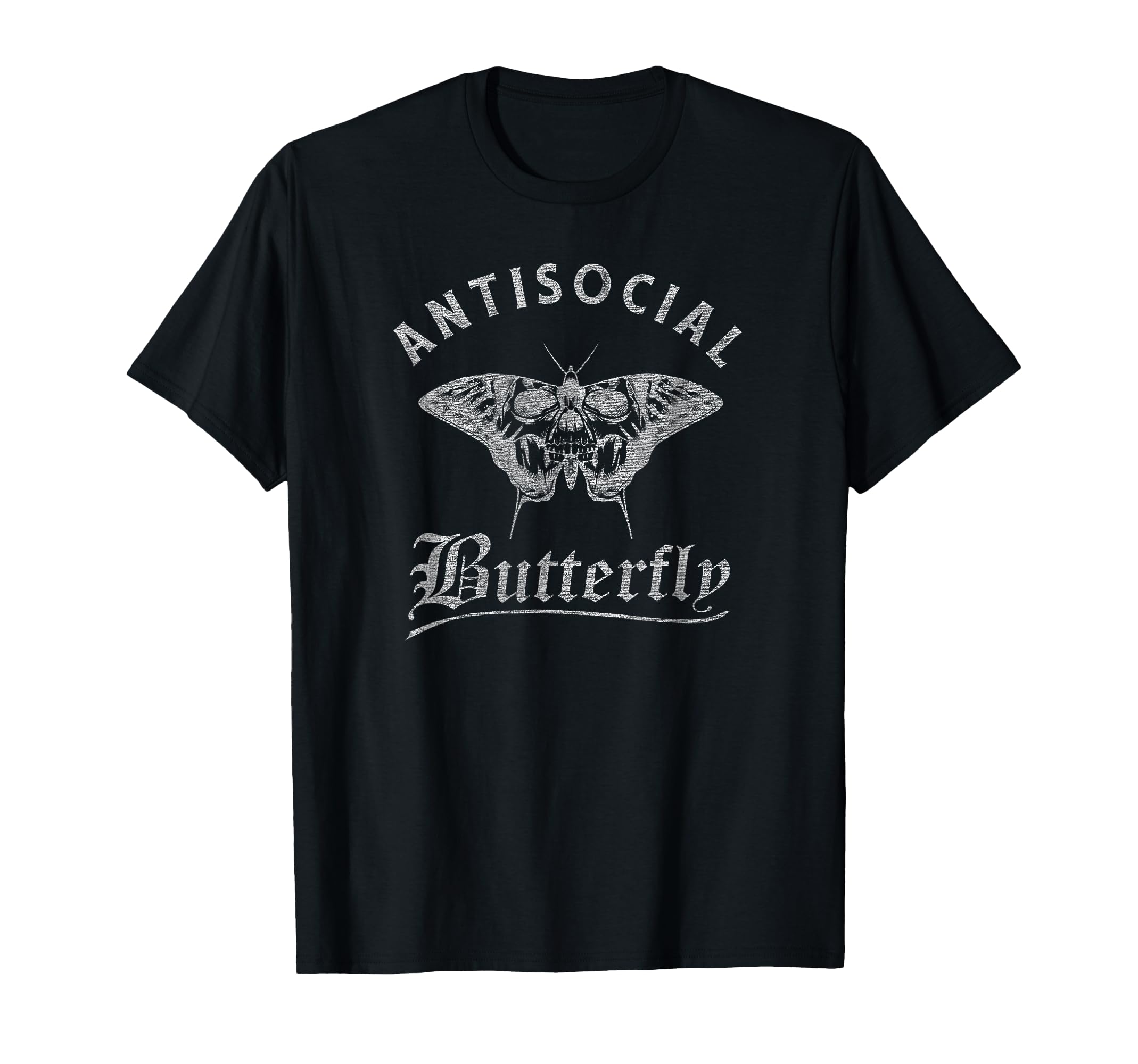 Antisocial Butterfly Grunge Fairycore T-Shirt - Custom Art Print Unisex - T-Shirt, Sweatshirt, Hoodie