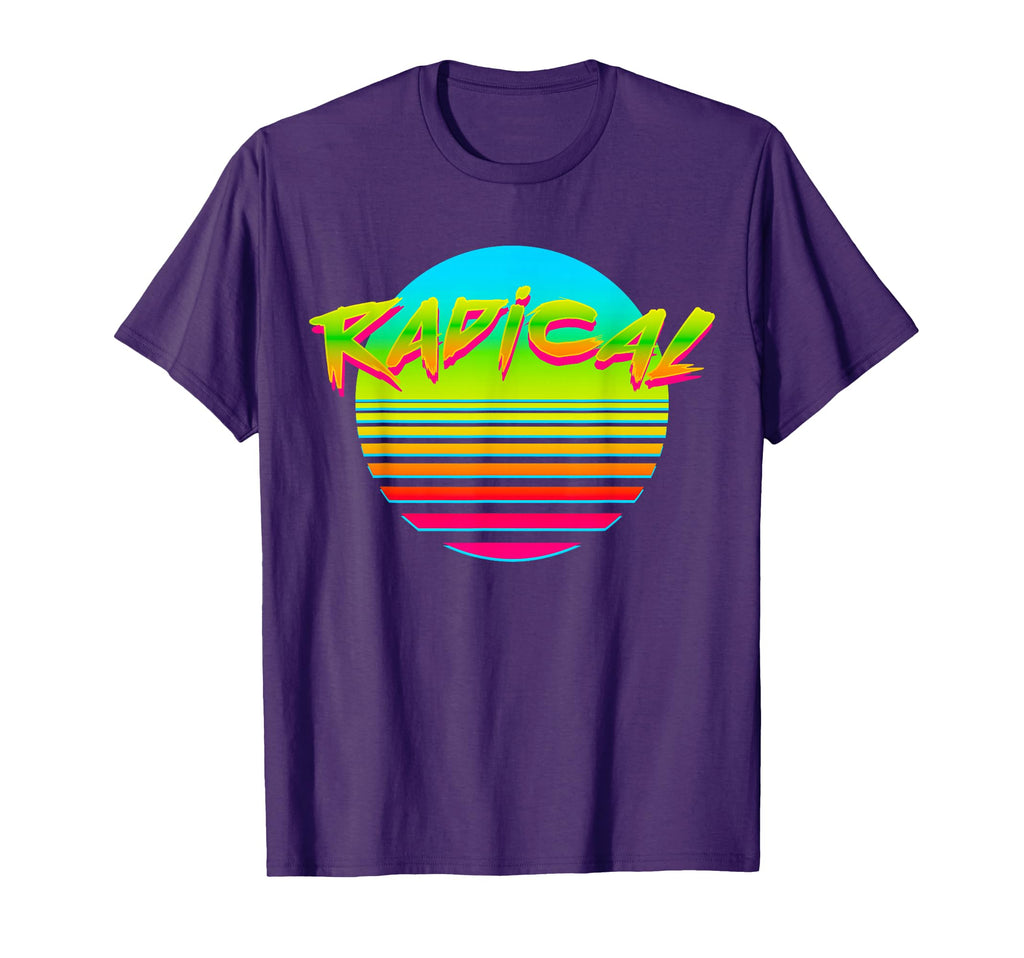 Radical Hot Sun 80S 90S Outrun T-Shirt - Unique Graphic Men Women - T-Shirt, Sweatshirt, Hoodie