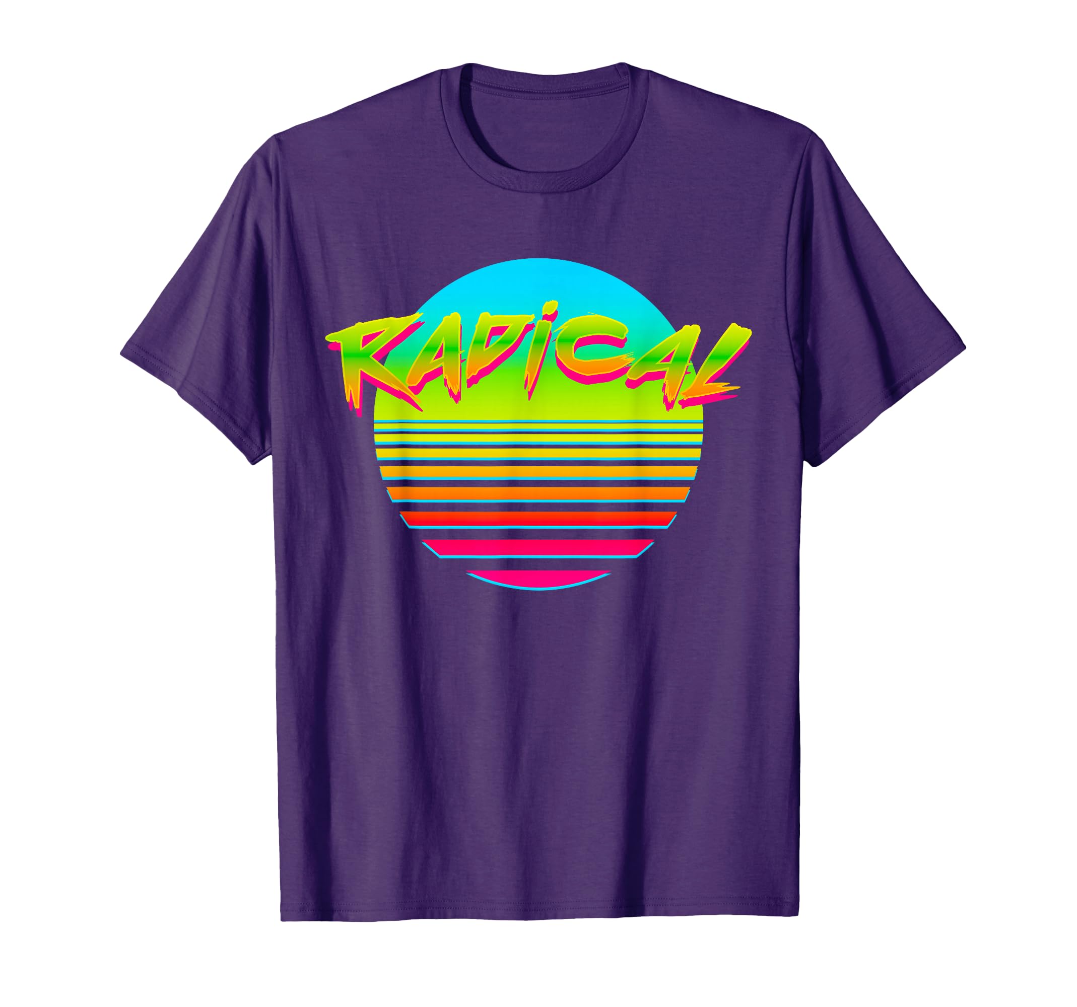 Radical Hot Sun 80S 90S Outrun T-Shirt - Unique Graphic Men Women - T-Shirt, Sweatshirt, Hoodie