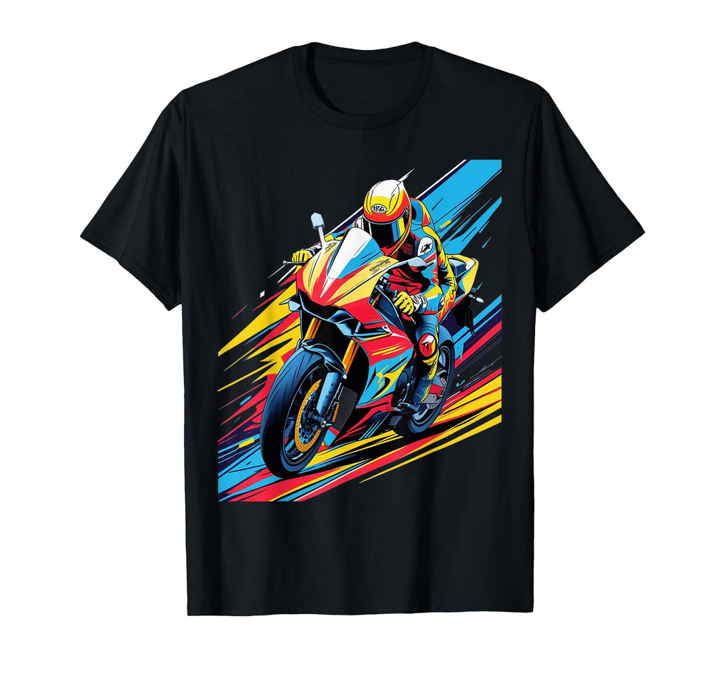 Motorcycle Rider Moto Grand Prix Sun T-Shirt - Streetwear Style Men Women - T-Shirt, Sweatshirt, Hoodie