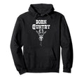 Born Country Western Skull Cowboy Hoodie - Custom Art Print Men Women - T-Shirt, Sweatshirt, Hoodie