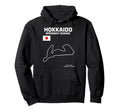 Hokkaido Track Outline Japanese Race Car Hoodie - Novelty Apparel Unisex - T-Shirt, Sweatshirt, Hoodie