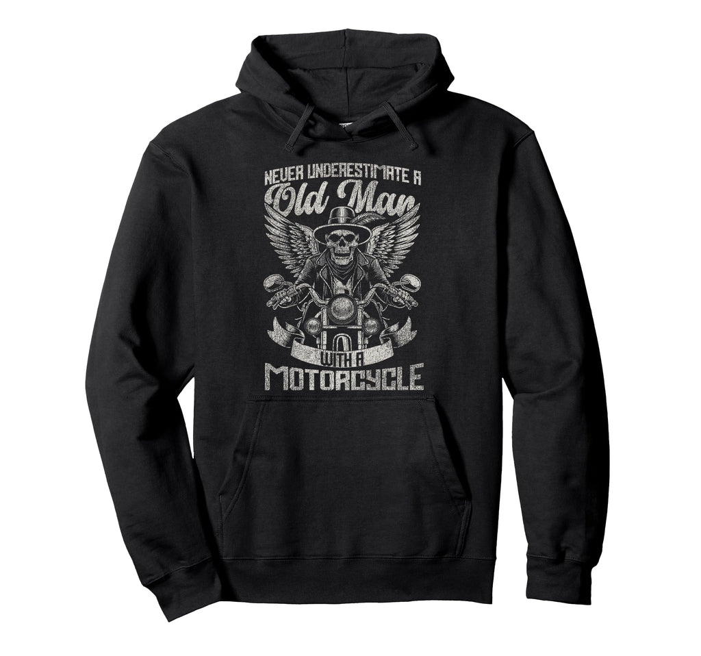 Motorcycle Biker Female Never Hoodie - Casual Everyday Wear Men Women - T-Shirt, Sweatshirt, Hoodie