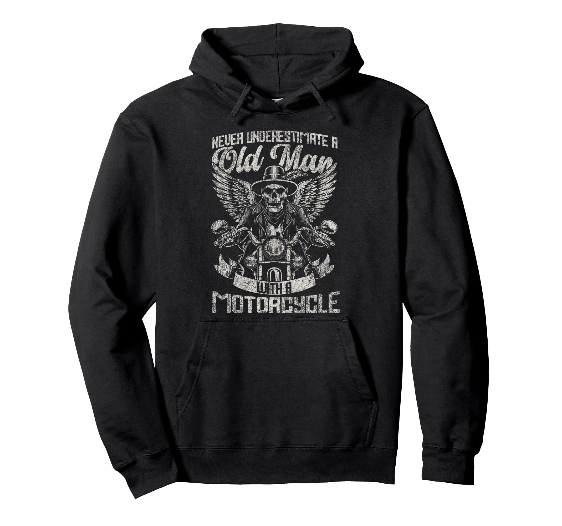 Motorcycle Biker Female Never Hoodie - Casual Everyday Wear Men Women - T-Shirt, Sweatshirt, Hoodie