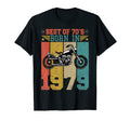 Best 70S Born 1979 Motorcycle T-Shirt - Fun Novelty Design Men Women - T-Shirt, Sweatshirt, Hoodie