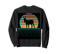 Donkey Synthwave 80S Aesthetic Sweatshirt - Minimalist Print for Adults - T-Shirt, Sweatshirt, Hoodie