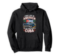 Funny Cuban American Story Car Hoodie - Graphic Print for Adults - T-Shirt, Sweatshirt, Hoodie