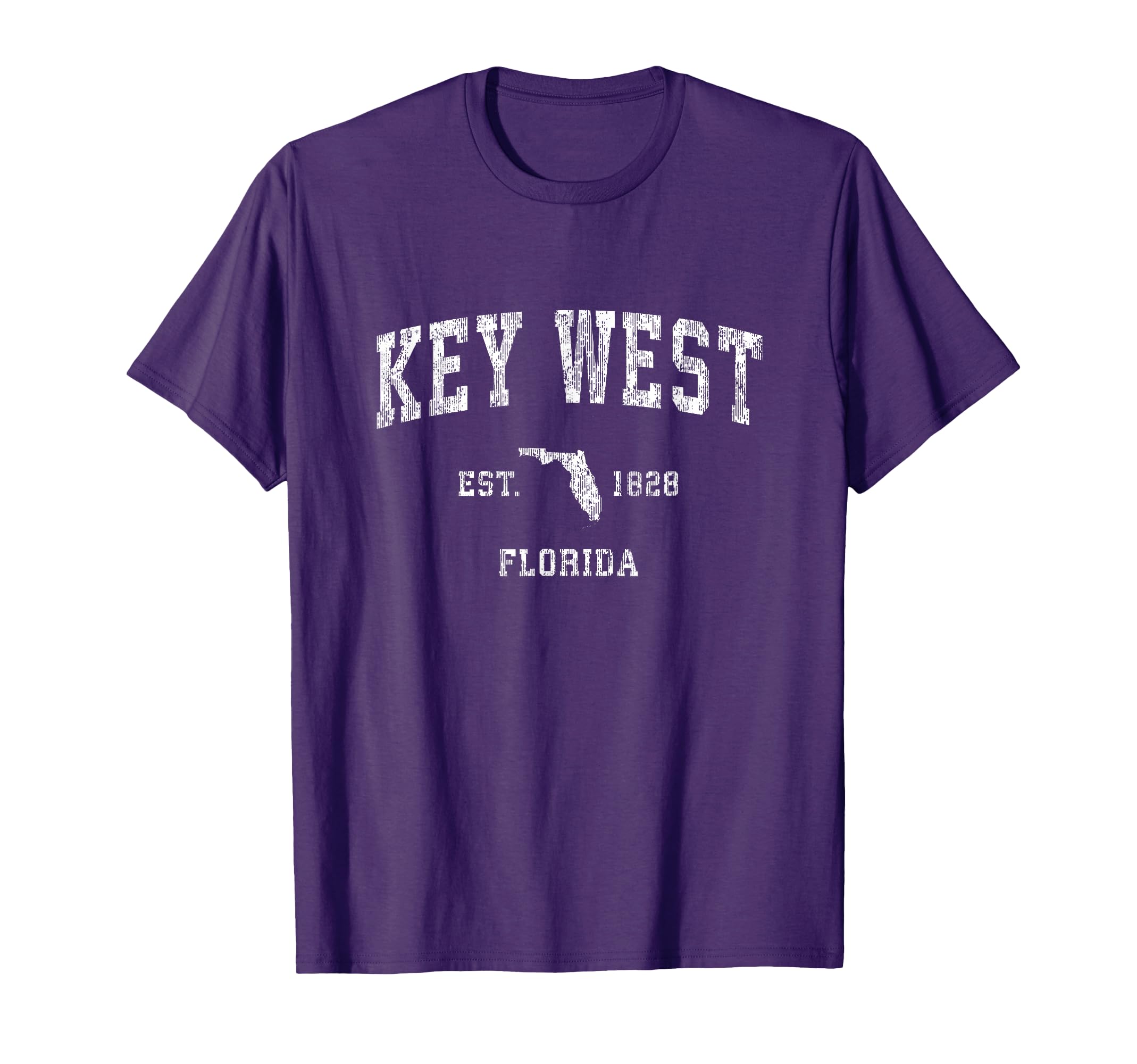 Key West Florida Fl Athletic Sports T-Shirt - Trendy Graphic Men Women - T-Shirt, Sweatshirt, Hoodie