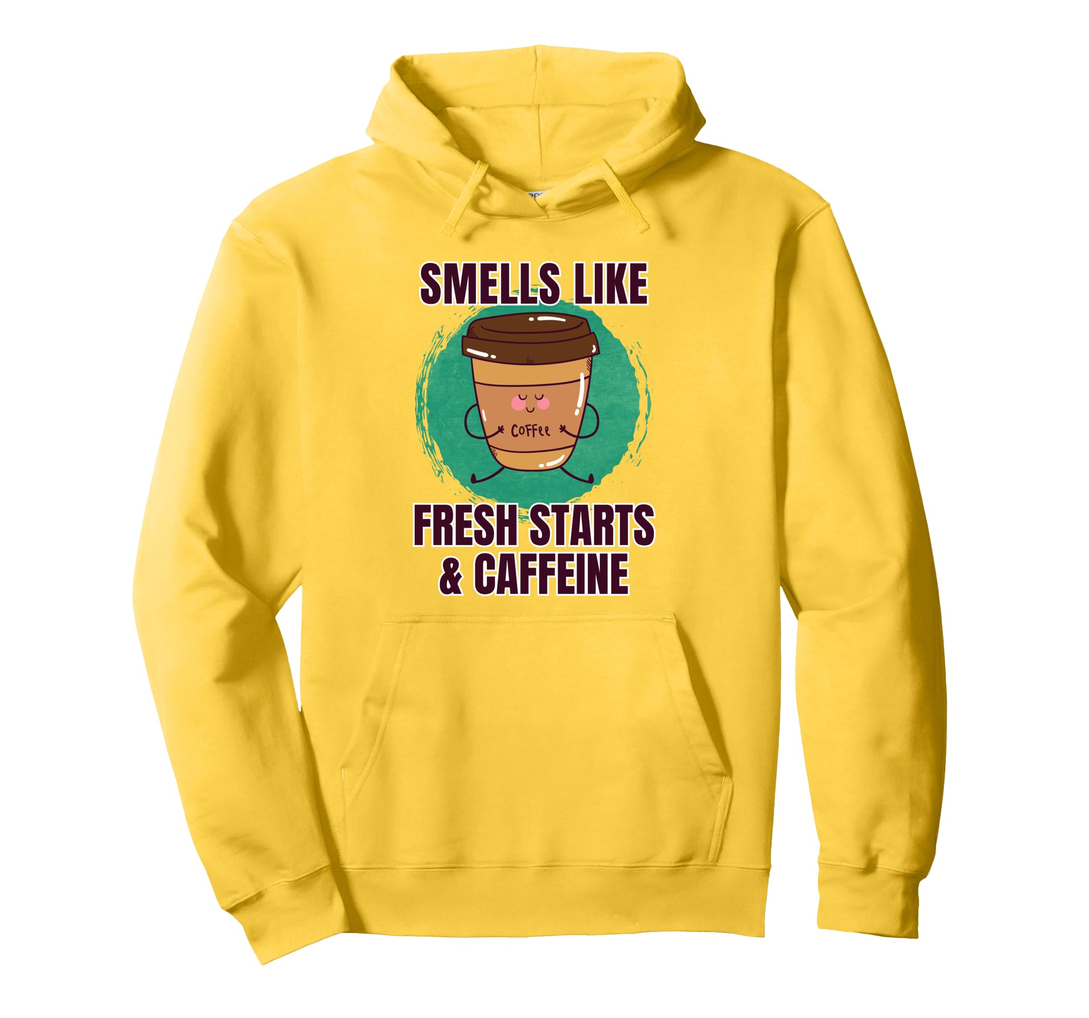 Funny Coffee Yoga Mindfulness Caffeine Hoodie - Custom Art Print Men Women - T-Shirt, Sweatshirt, Hoodie