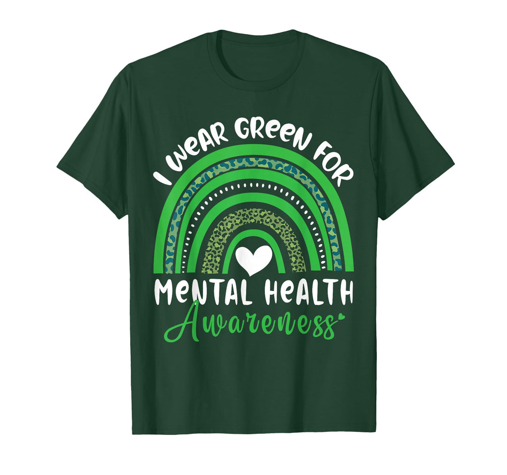 Rainbow March We Wear Green Cerebral T-Shirt - Aesthetic Graphic Men Women - T-Shirt, Sweatshirt, Hoodie