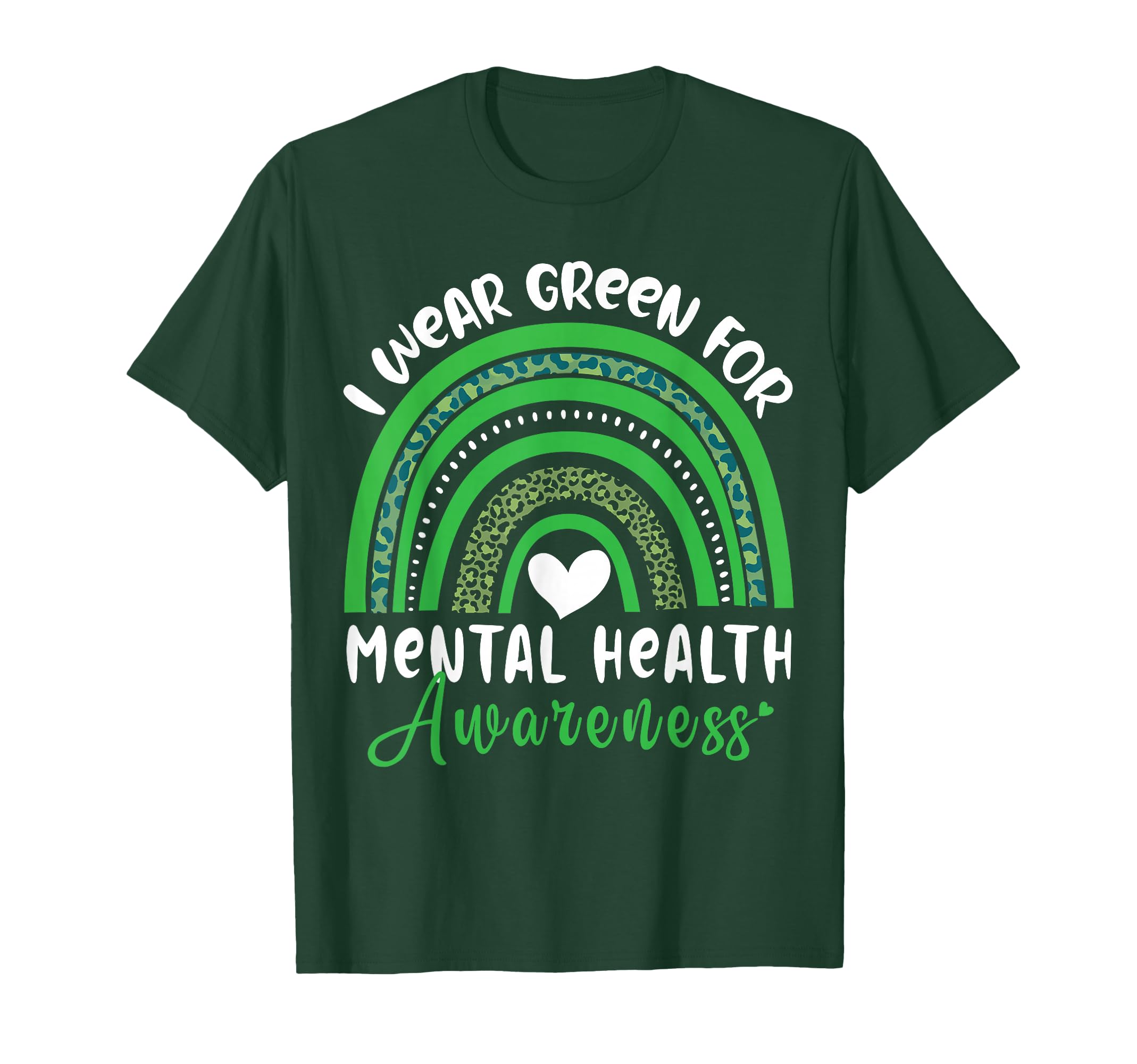 Rainbow March We Wear Green Cerebral T-Shirt - Aesthetic Graphic Men Women - T-Shirt, Sweatshirt, Hoodie