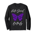 Funny Introvert Antisocial Butterfly Gifts T-Shirt - Unique Graphic Unisex - T-Shirt, Sweatshirt, Hoodie