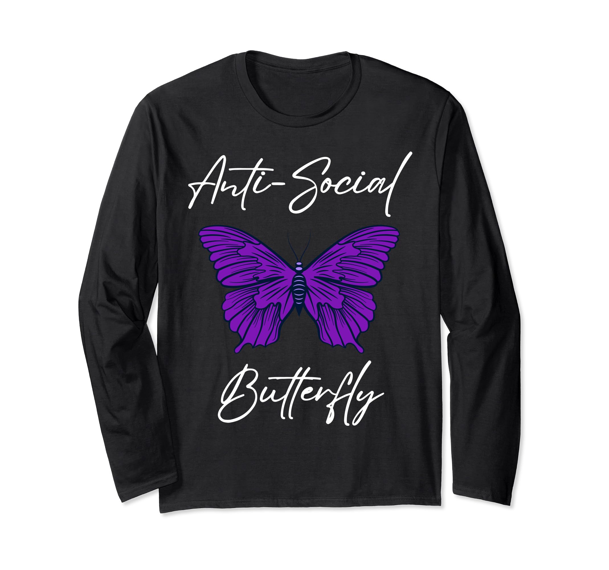 Funny Introvert Antisocial Butterfly Gifts T-Shirt - Unique Graphic Unisex - T-Shirt, Sweatshirt, Hoodie