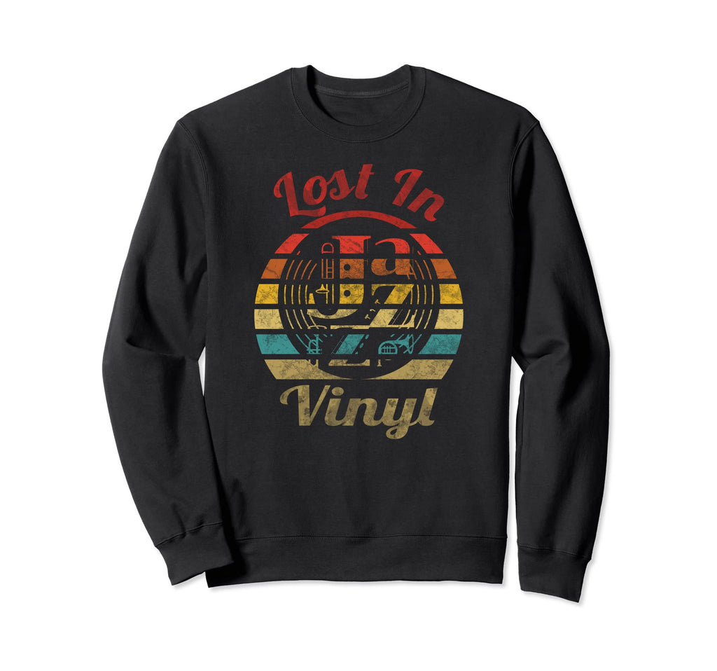 Sounds Better Vinyl Record Player Sweatshirt - Streetwear Style Men Women - T-Shirt, Sweatshirt, Hoodie