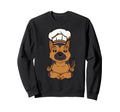 Calm Chef Dog Meditation Pose Zen Sweatshirt - Minimalist Print Men Women - T-Shirt, Sweatshirt, Hoodie