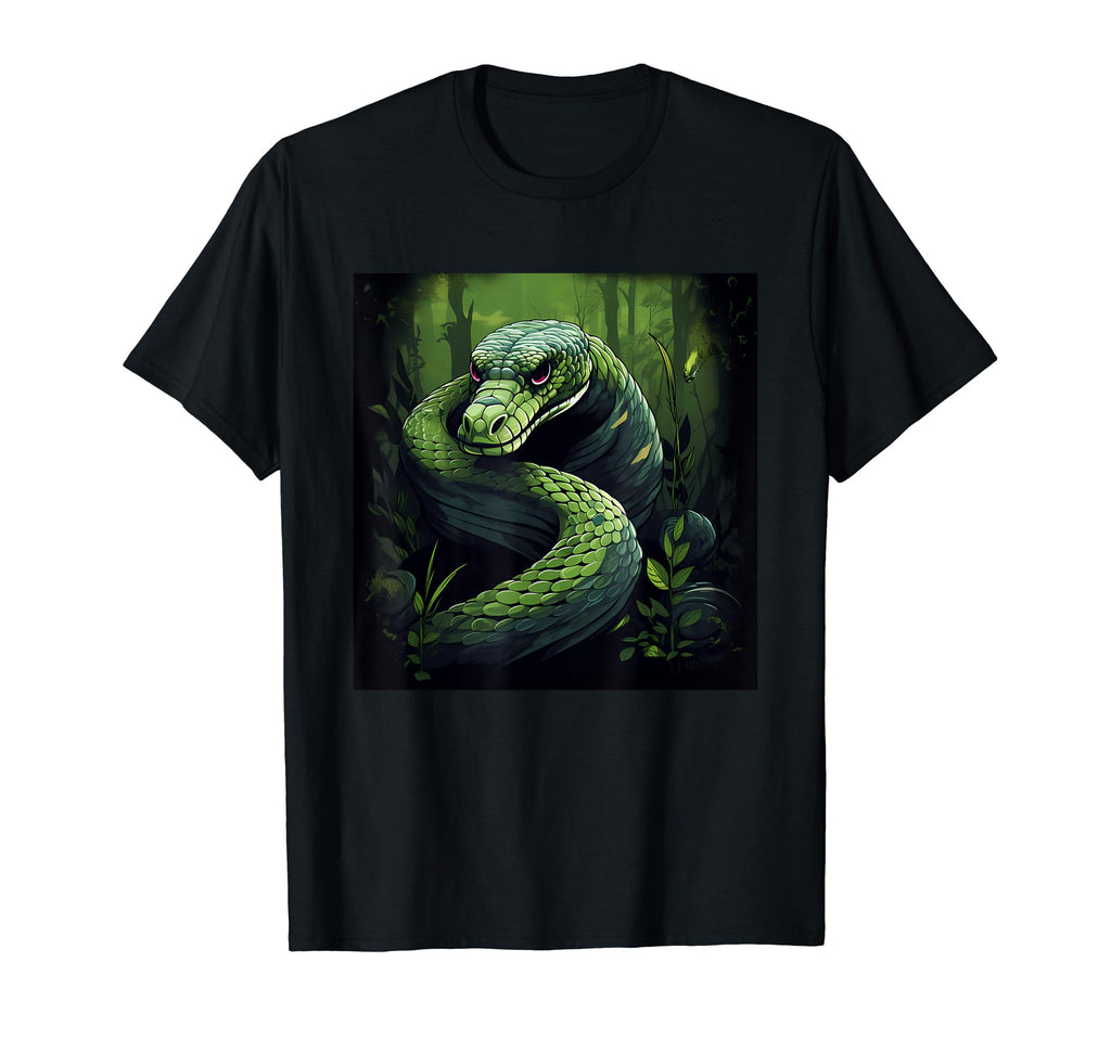 Western Green Mamba T-Shirt - Minimalist Print Men Women - T-Shirt, Sweatshirt, Hoodie
