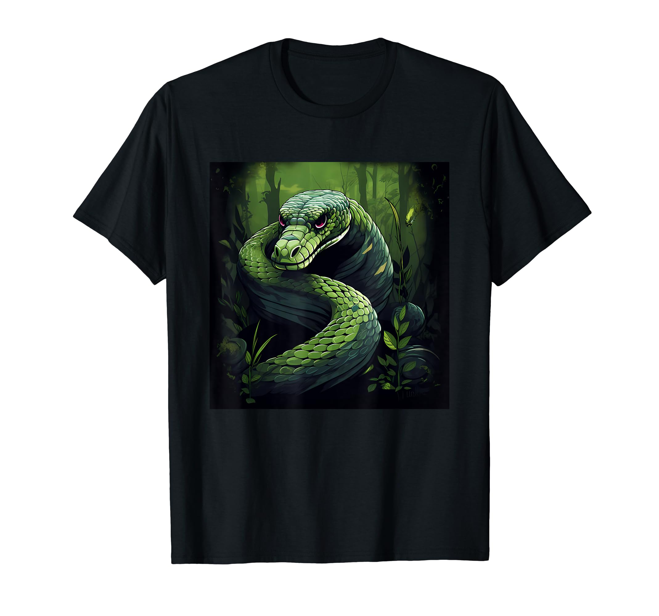 Western Green Mamba T-Shirt - Minimalist Print Men Women - T-Shirt, Sweatshirt, Hoodie