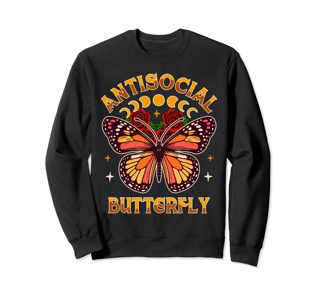 Anti Social Introvert Not Hugger Anti Sweatshirt - Custom Art Print Unisex - T-Shirt, Sweatshirt, Hoodie