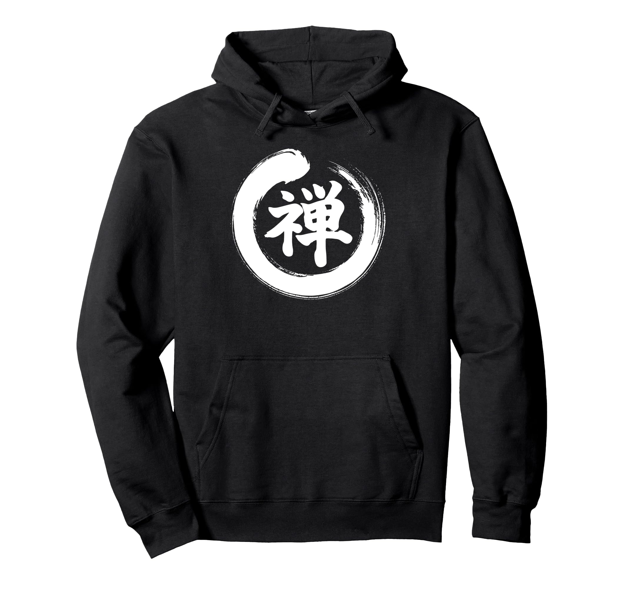 Meditation Enso Circle Mindfulness Hoodie - Minimalist Print for Adults - T-Shirt, Sweatshirt, Hoodie