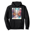 Urban Street Scene Art Hoodie - Streetwear Style Unisex - T-Shirt, Sweatshirt, Hoodie