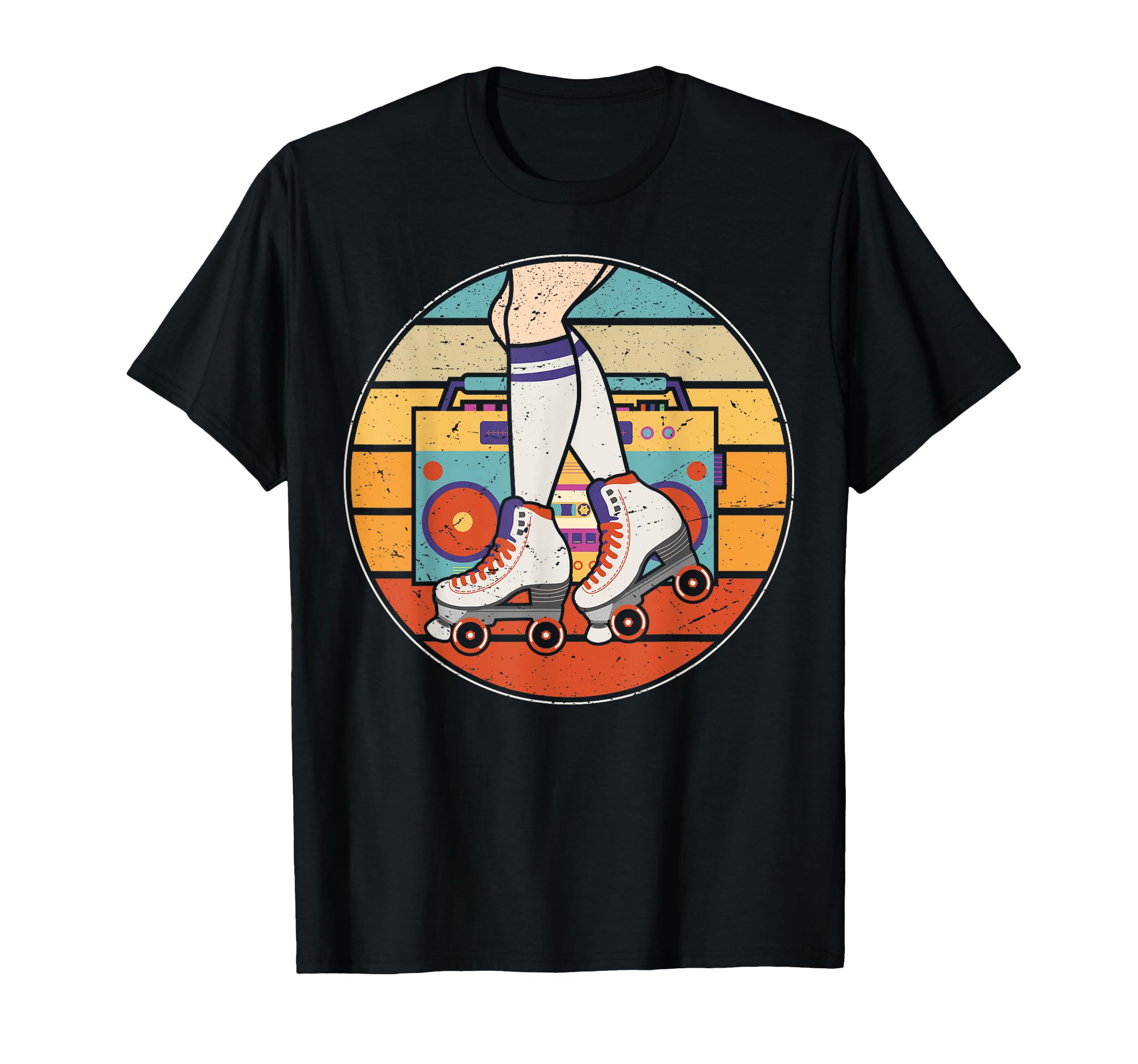 Roller Skate Radio Skating Disco 70S T-Shirt - Unique Graphic for Adults - T-Shirt, Sweatshirt, Hoodie