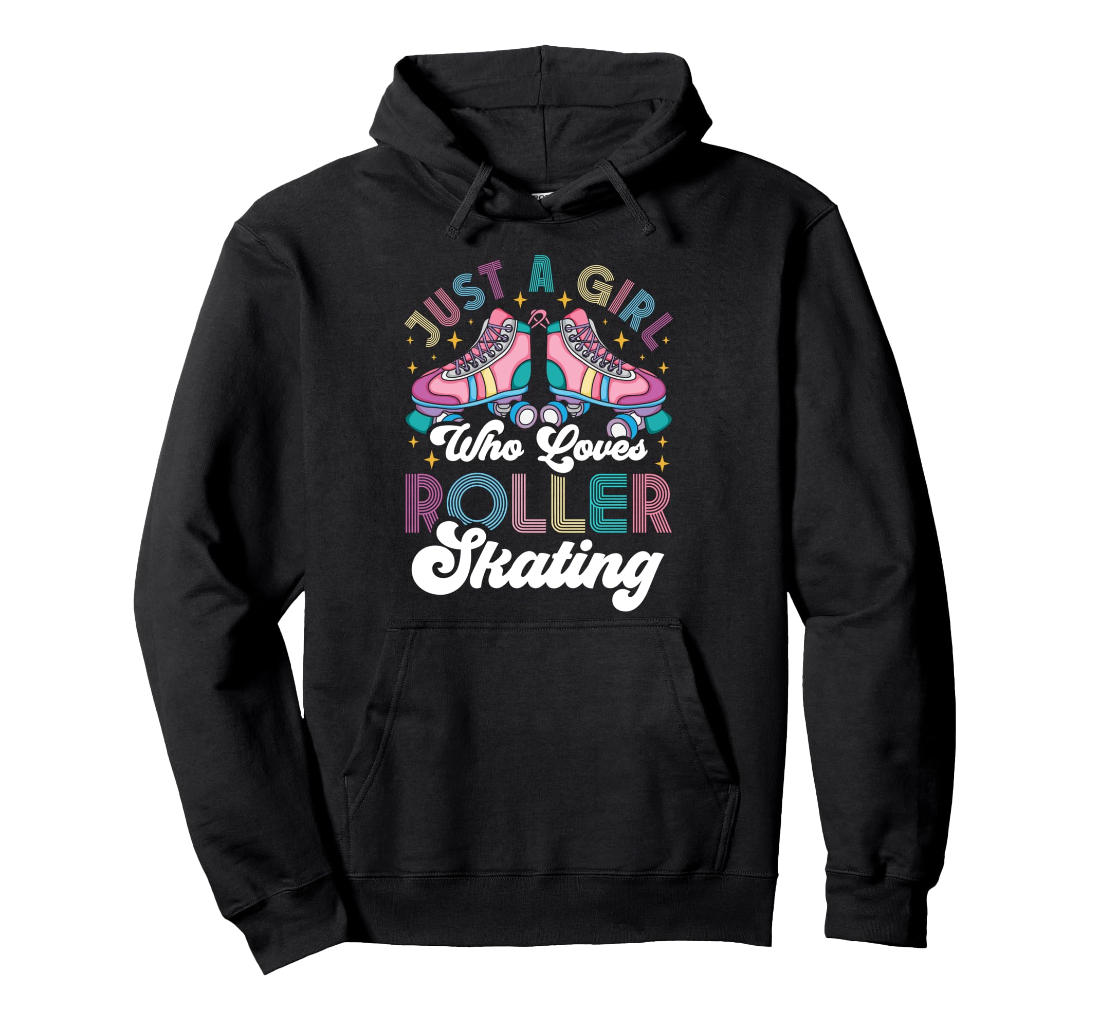 Roller Skating Skate 1970S Just Who Hoodie - Streetwear Style for Adults - T-Shirt, Sweatshirt, Hoodie