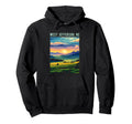 West Jefferson Nc Usa Mountain Distressed Hoodie - Unique Graphic Men Women - T-Shirt, Sweatshirt, Hoodie