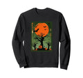 Postcard Image Jack O Lantern Sweatshirt - Fun Novelty Design Men Women - T-Shirt, Sweatshirt, Hoodie