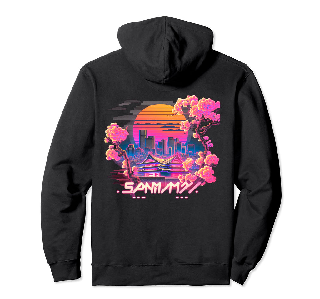 Cherry Blossom Japanese Japan Tokyo Hoodie - Trendy Graphic Men Women - T-Shirt, Sweatshirt, Hoodie
