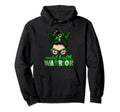 Mental Health Warrior Messy Bun Mental Hoodie - Unique Graphic for Adults - T-Shirt, Sweatshirt, Hoodie