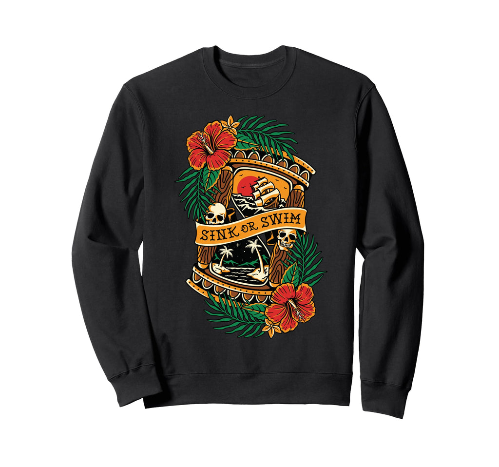 American Traditional Tattoo Old Sweatshirt - Custom Art Print Men Women - T-Shirt, Sweatshirt, Hoodie