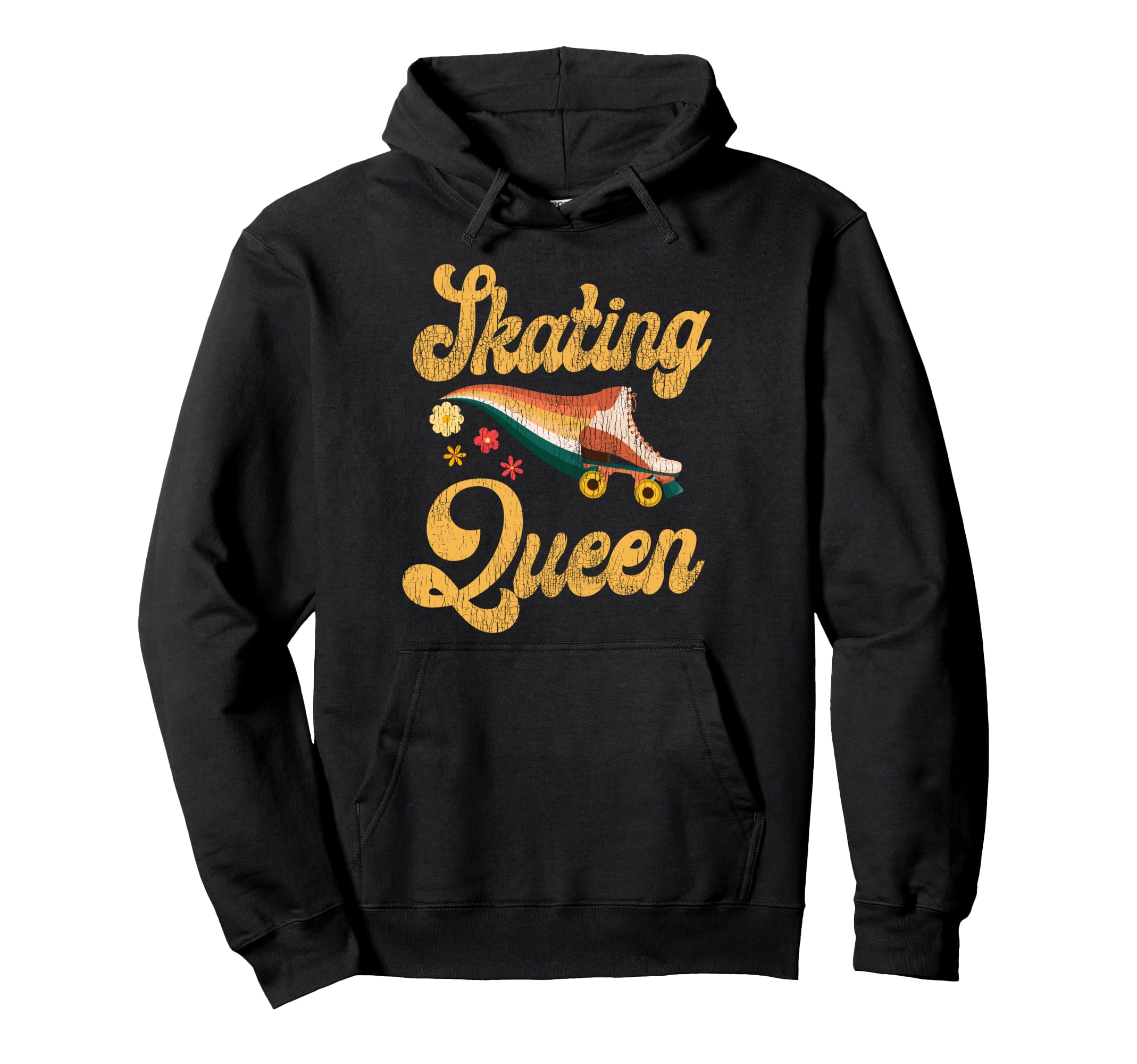 Roller Skating Skate 1970S Hoodie - Fun Novelty Design Men Women - T-Shirt, Sweatshirt, Hoodie