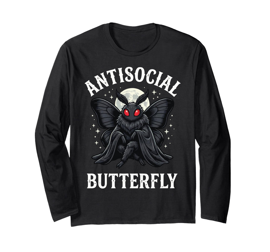 Antisocial Butterfly T-Shirt - Streetwear Style for Adults - T-Shirt, Sweatshirt, Hoodie