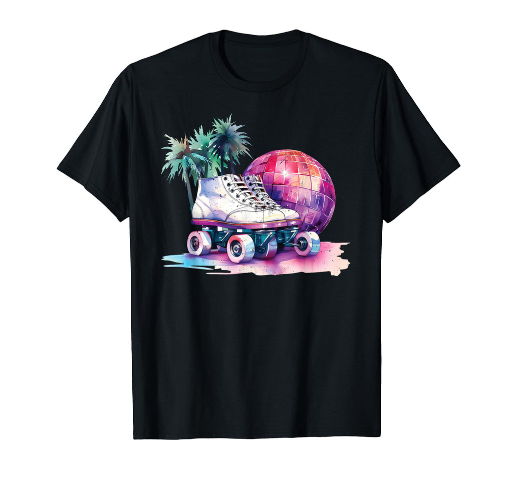 Aesthetic Vaporwave Teens Roller Skate T-Shirt - Graphic Print for Adults - T-Shirt, Sweatshirt, Hoodie