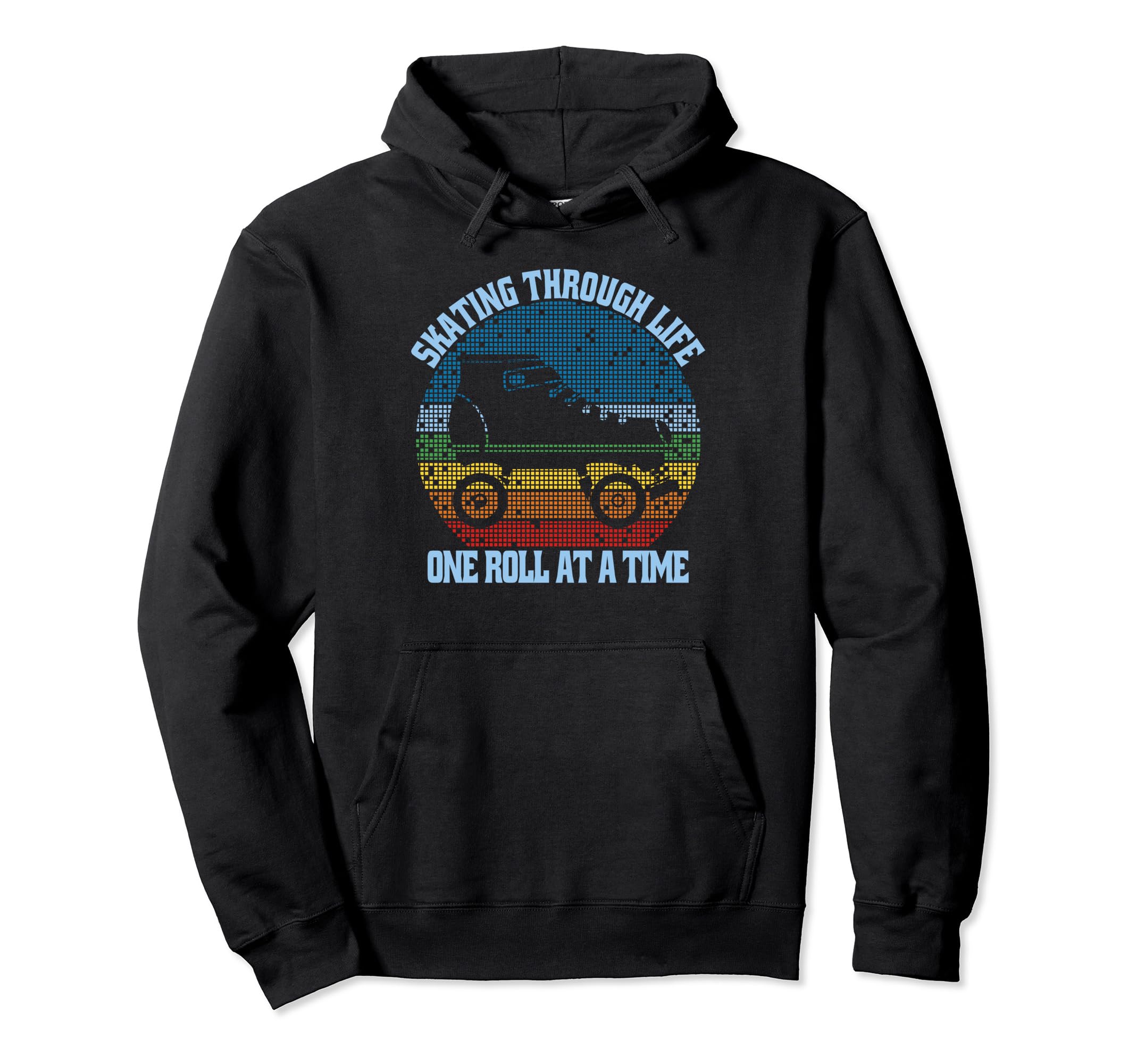 Roller Skate Disco Roller Blade Derby Hoodie - Minimalist Print for Adults - T-Shirt, Sweatshirt, Hoodie