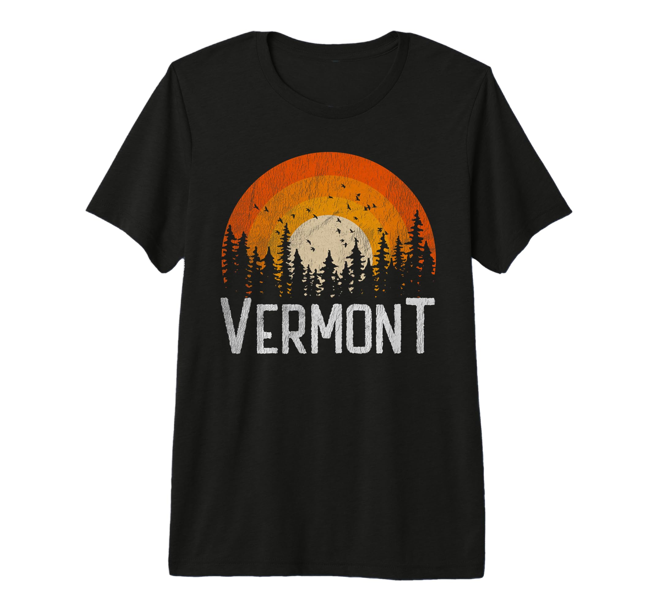 Vermont 70S 80S Tri Blend T-Shirt - Trendy Graphic Men Women - T-Shirt, Sweatshirt, Hoodie