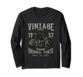 61Th Birthday 1957 Motorcycle Chopper T-Shirt - Casual Everyday Wear Unisex - T-Shirt, Sweatshirt, Hoodie