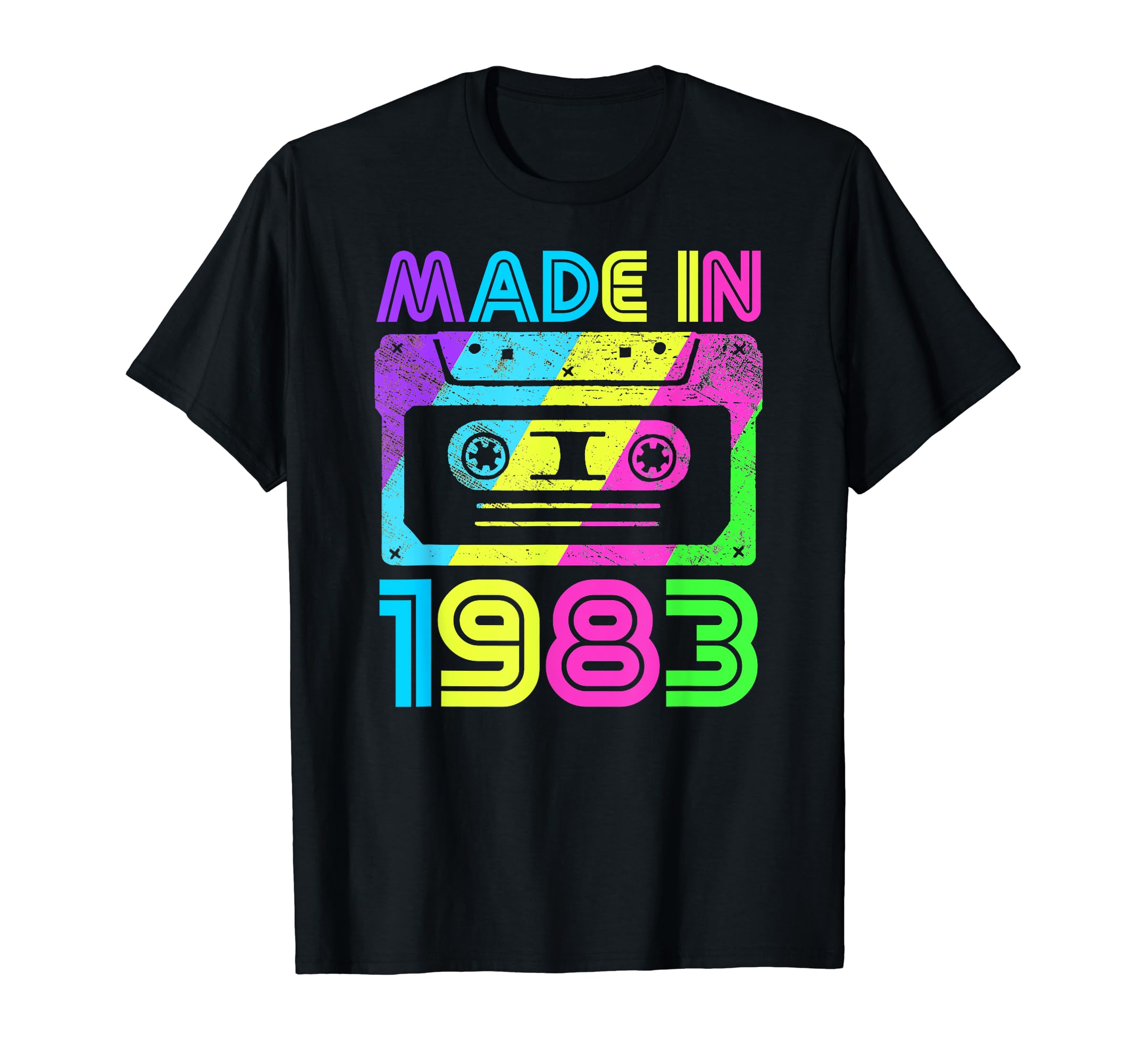 Made 1983 Cassette Birthday Outfit 80S Sweatshirt - Novelty Apparel Unisex - T-Shirt, Sweatshirt, Hoodie