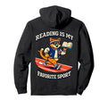 Reading Is My Favorite Sport Funny Hoodie - Aesthetic Graphic Men Women - T-Shirt, Sweatshirt, Hoodie