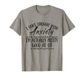 I Dont Struggle Anxiety Im Actually T-Shirt - Custom Art Print Men Women - T-Shirt, Sweatshirt, Hoodie