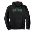 Kingston Ny Distressed Green Varsity Hoodie - Custom Art Print Men Women - T-Shirt, Sweatshirt, Hoodie
