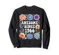 Awesome Since 1966 Watercolor Sweatshirt - Casual Everyday Wear Unisex - T-Shirt, Sweatshirt, Hoodie