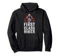 Motorcycle Biker First Class Biker Hoodie - Casual Everyday Wear for Adults - T-Shirt, Sweatshirt, Hoodie